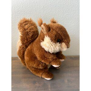Lelly Venturelli Plush Squirrel Stuffed Animal Very Soft Fluffy Great Condition